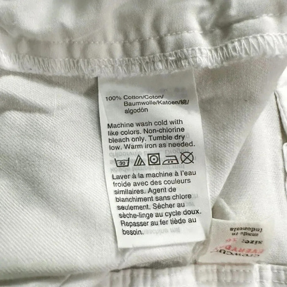 Crewcuts | Girls White Cotton Shorts (16) - Picture 5 of 5